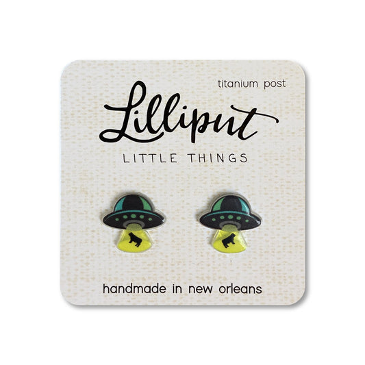 Lilliput Little Things UFO Earrings