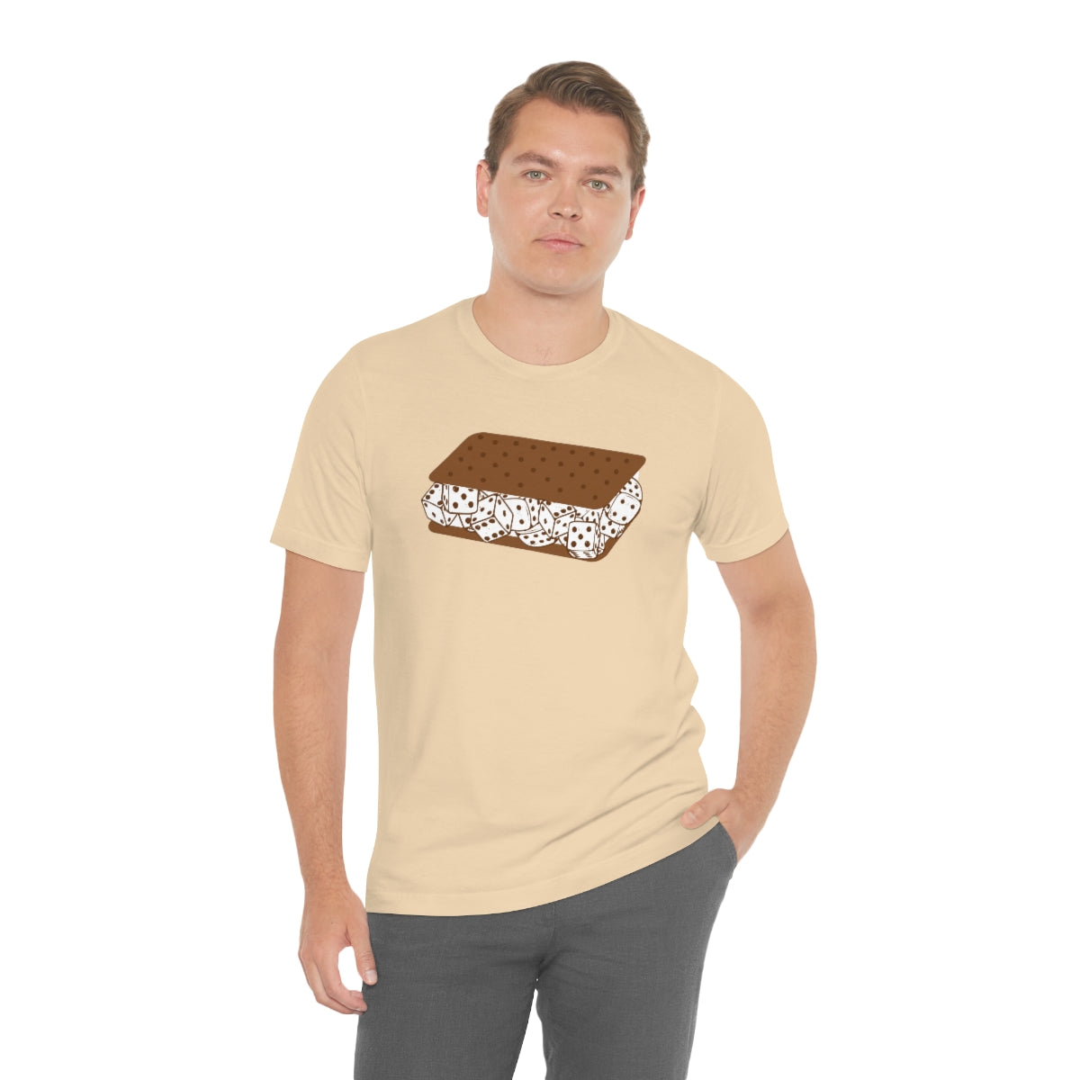 Dice Cream Sandwich Unisex Jersey Short Sleeve Tee