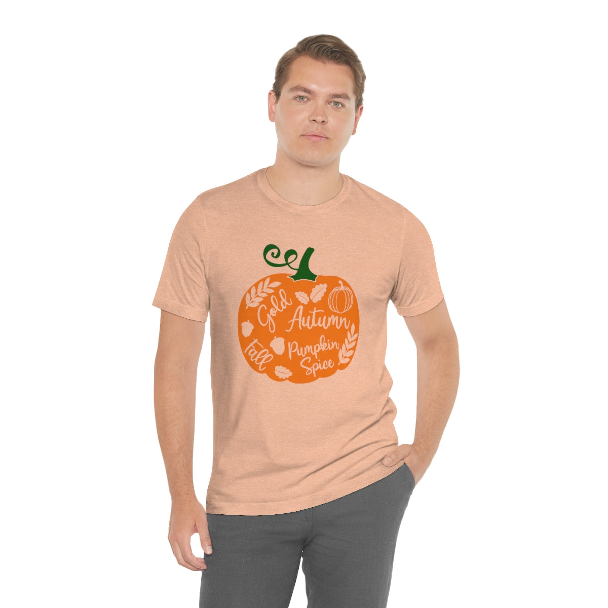 Pumpkin Autumn Fall Unisex Jersey Short Sleeve Tee