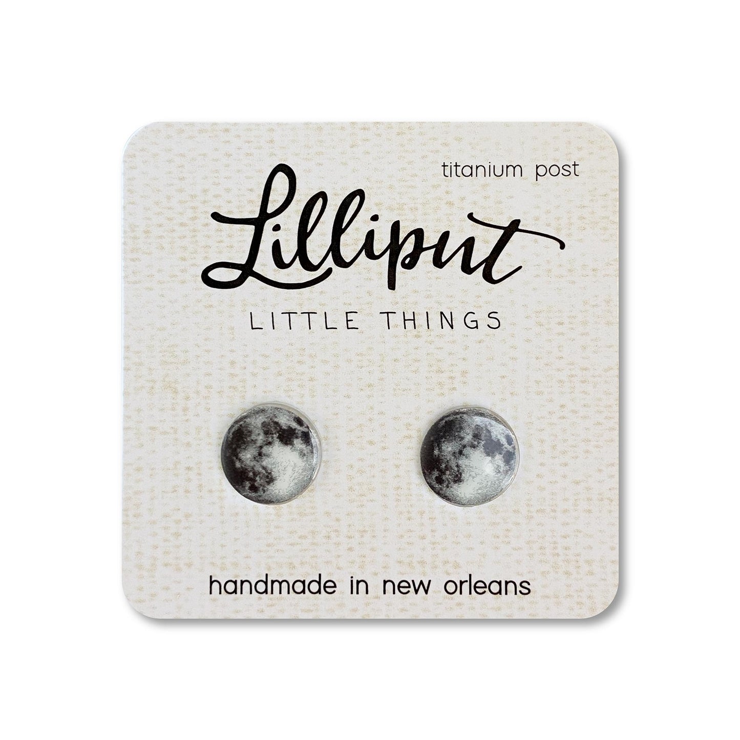 Lilliput Little Things Moon Earrings