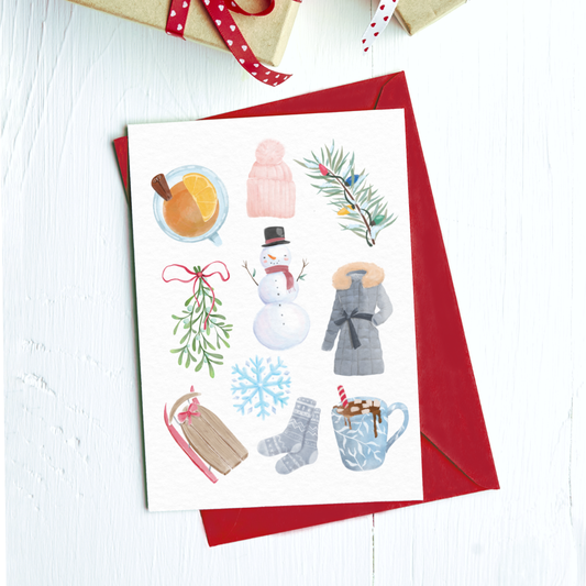 Big Moods - Winter Essentials Greeting Card