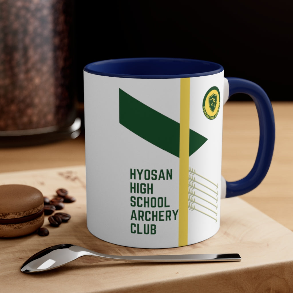 Hyosan High School Archery Club Accent Coffee Mug, 11oz