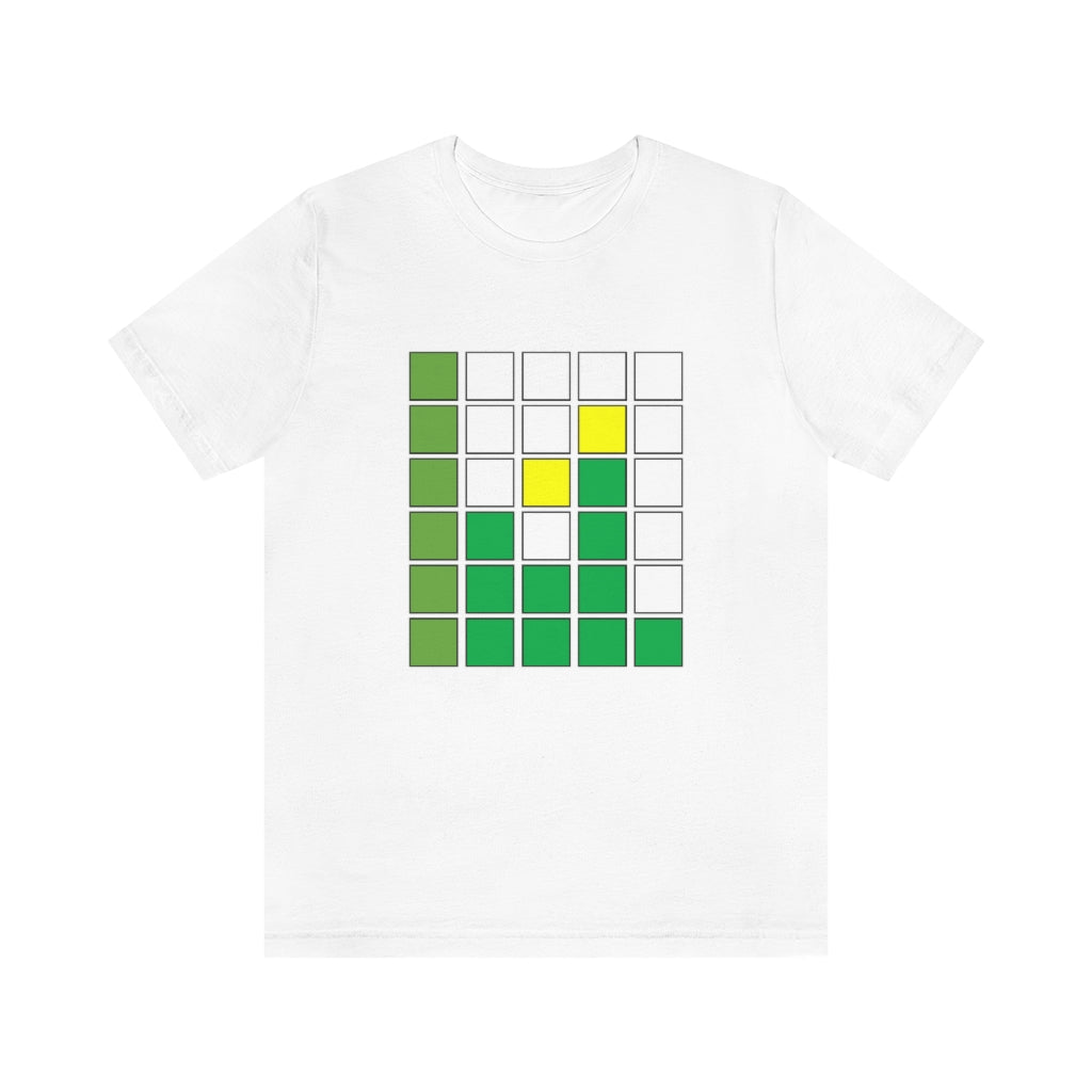 Funny Daily Game Last Guess Unisex Jersey Short Sleeve Tee Inspired by Wordle