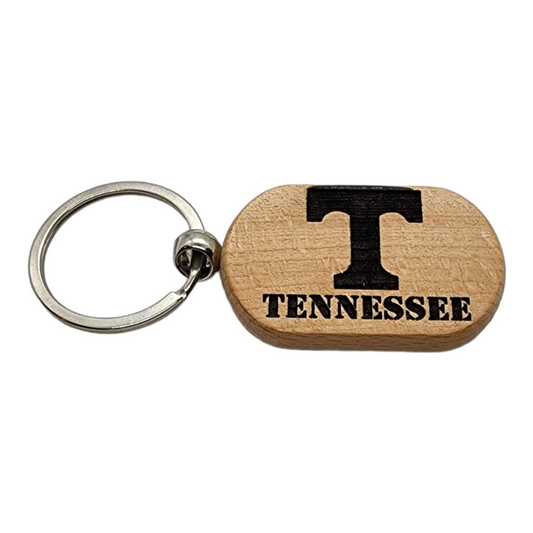 Wood Keychain - University of Tennessee