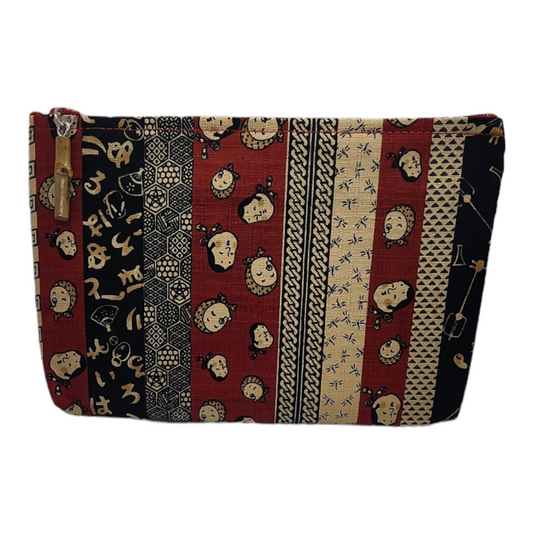 Made in Japan Komon Pouch Bamboo Beads - Red