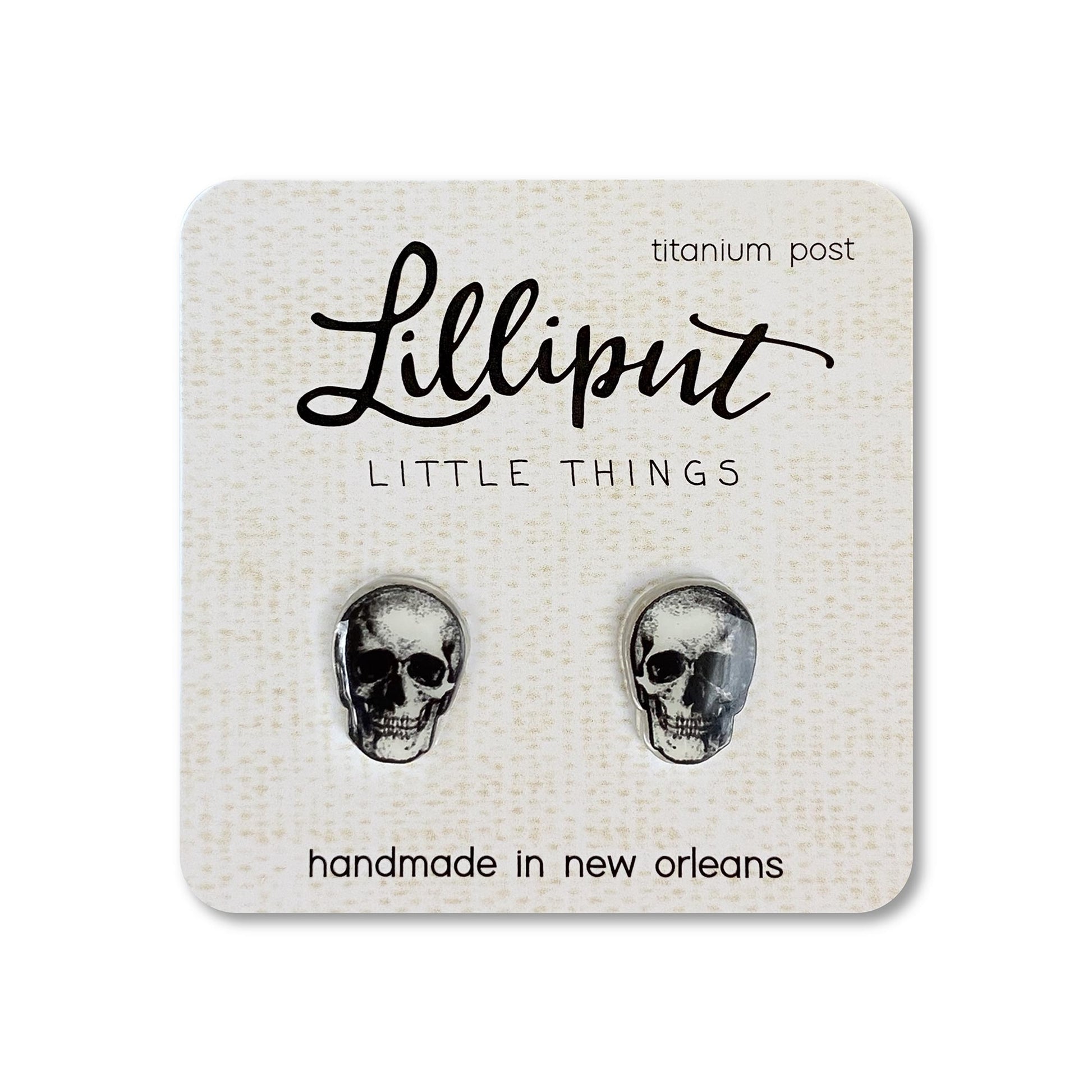 Lilliput Little Things Skull Earrings
