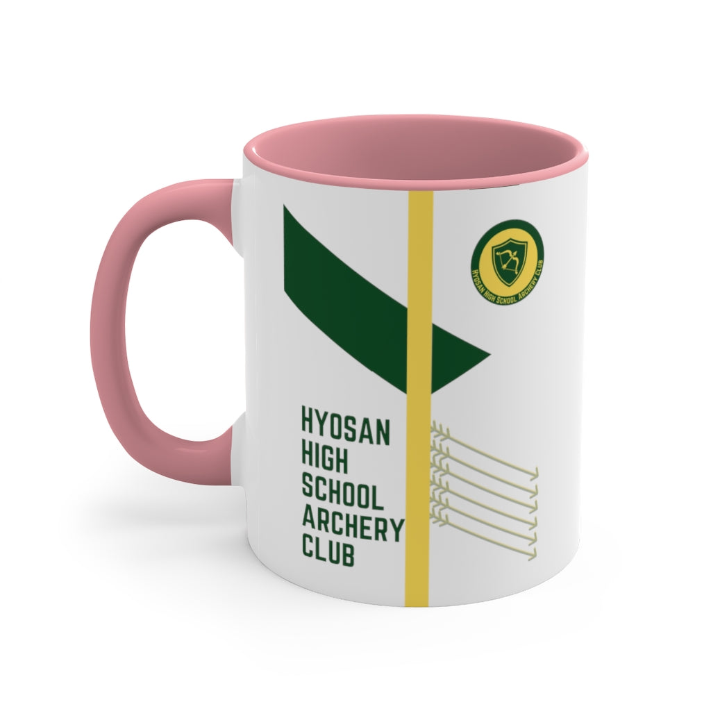 Hyosan High School Archery Club Accent Coffee Mug, 11oz