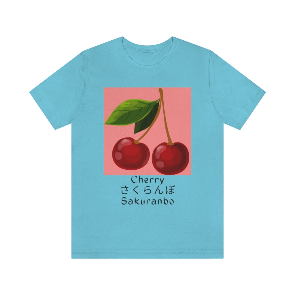 Cherry Sakuranbo Unisex Jersey Short Sleeve Tee