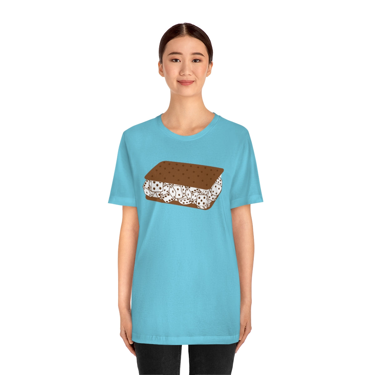 Dice Cream Sandwich Unisex Jersey Short Sleeve Tee