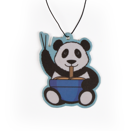 Fresh Fresheners Panda with Noodles Car Air Freshener