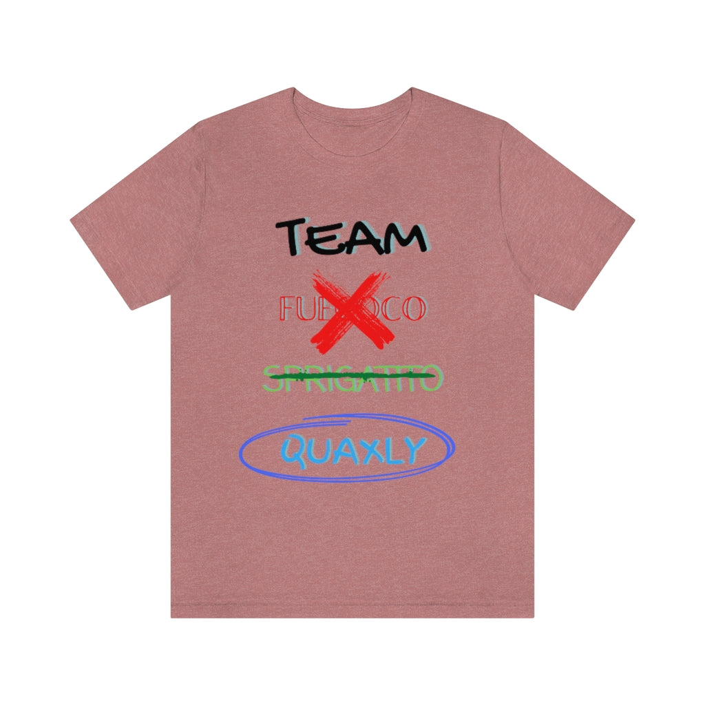 Team Quaxly Unisex Jersey Short Sleeve Tee