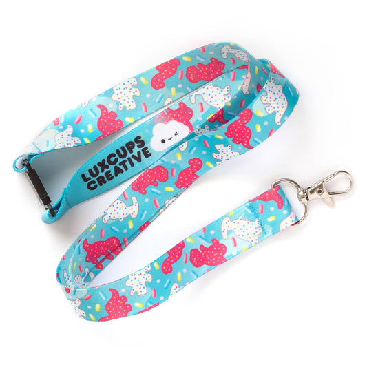 LuxCups Creative - Dino Cookie Lanyard