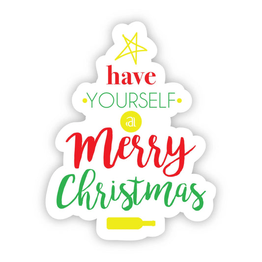 Big Moods - Have Yourself a Merry Christmas Tree Sticker