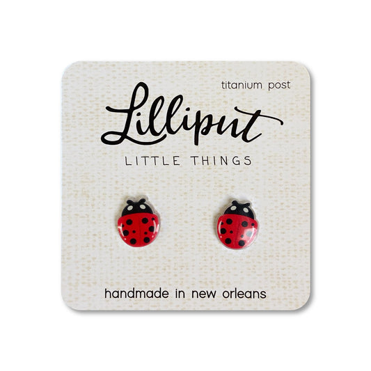 Lilliput Little Things Ladybug Earrings