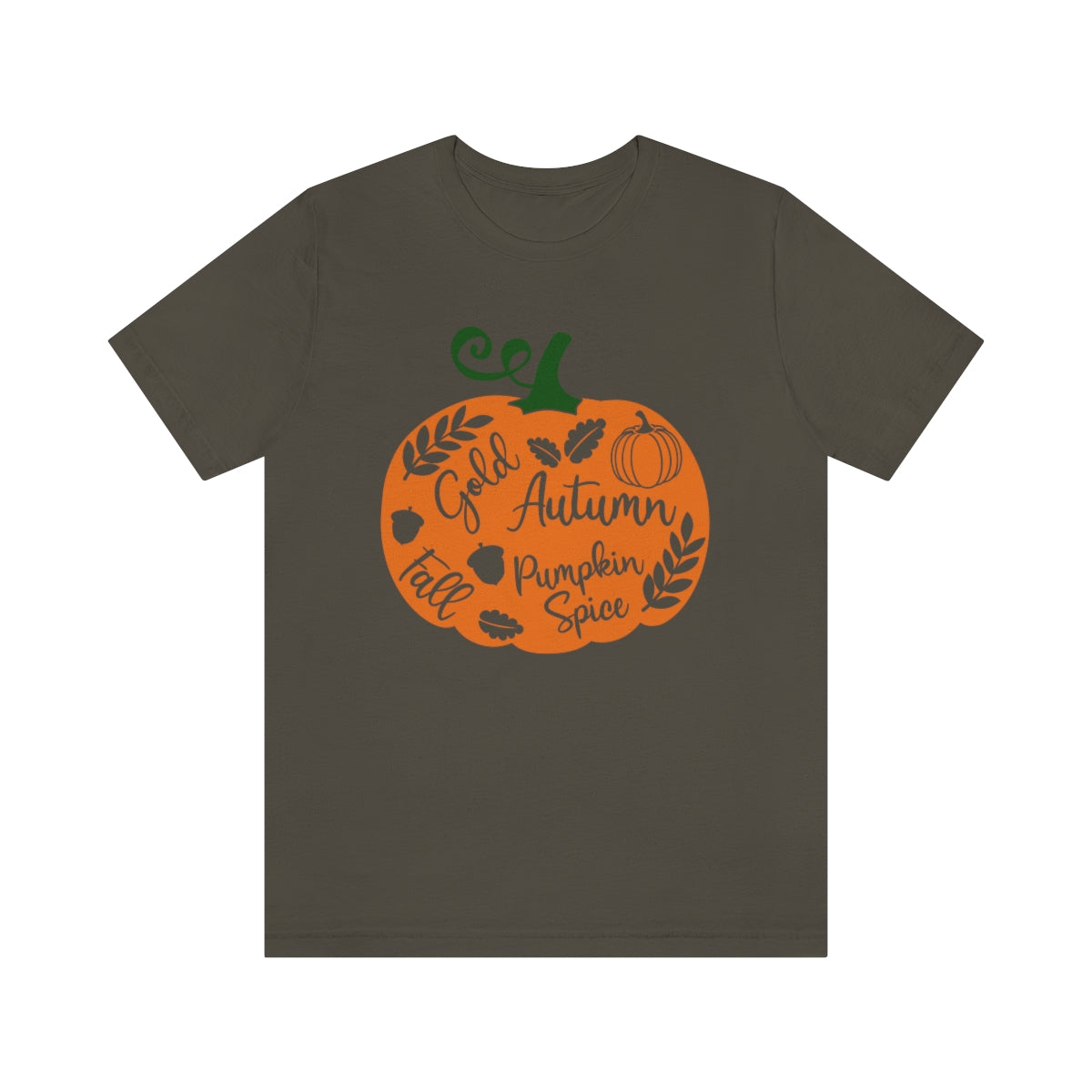 Pumpkin Autumn Fall Unisex Jersey Short Sleeve Tee