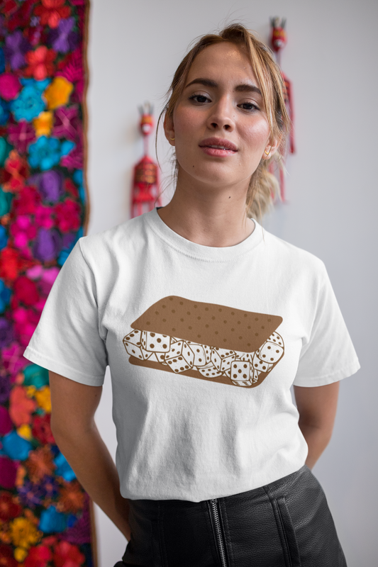 Dice Cream Sandwich Unisex Jersey Short Sleeve Tee