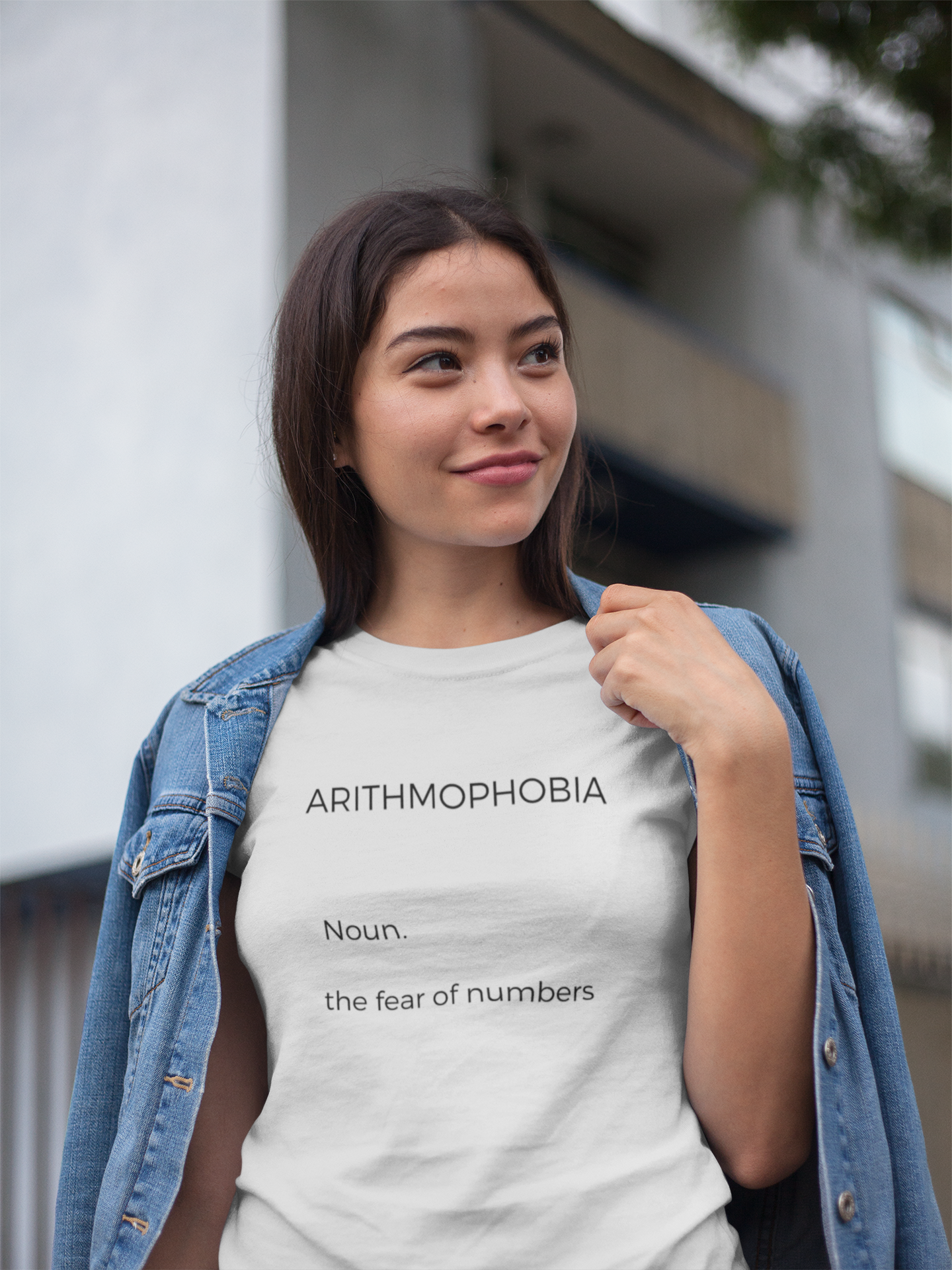 Arithmophobia The Fear of Numbers Unisex Jersey Short Sleeve Tee