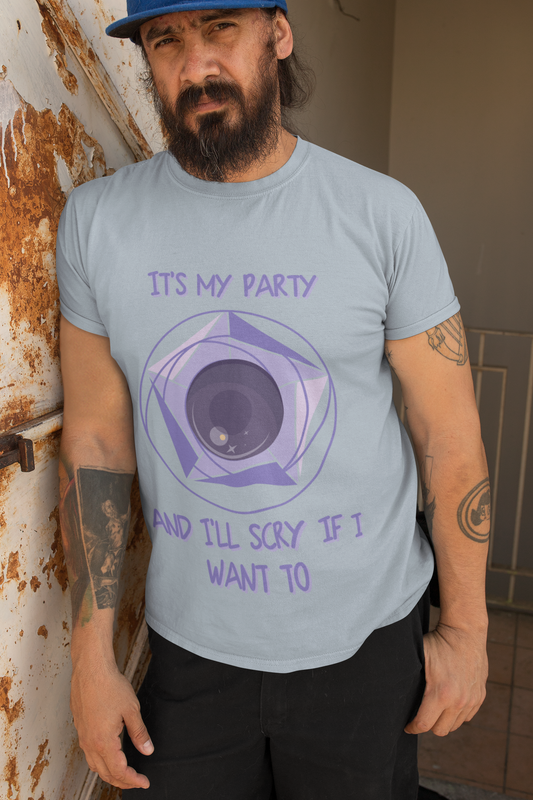 Its My Party and I'll Scry If I Want To Unisex Jersey Short Sleeve Tee