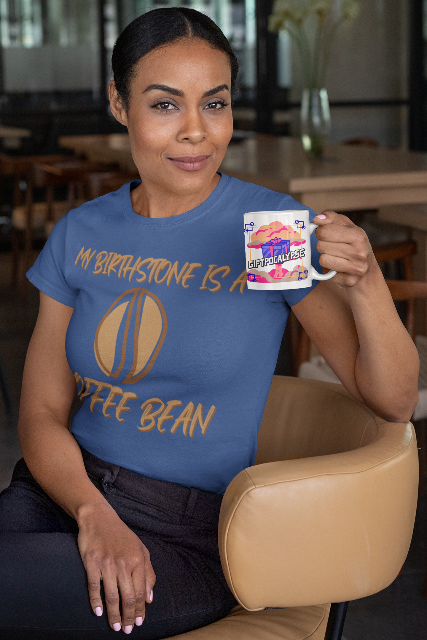 My Birthstone Is A Coffee Bean Unisex Jersey Short Sleeve Tee